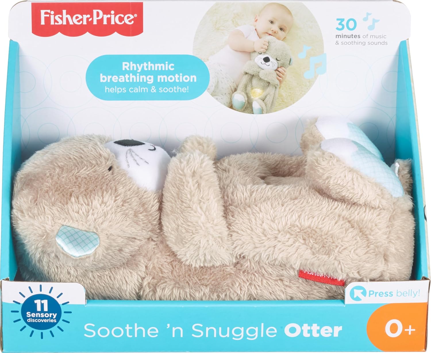 Soothe 'N Snuggle Otter: The Essential Portable Plush Sound Machine for Your Newborn! ✨🎶✨