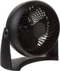 HT900C 7" Turboforce® POWER+ Desk/Table Fan, Air Circulator for Small Bedroom, Portable, Wall Mountable, Energy Saving, 3 Speeds, Black