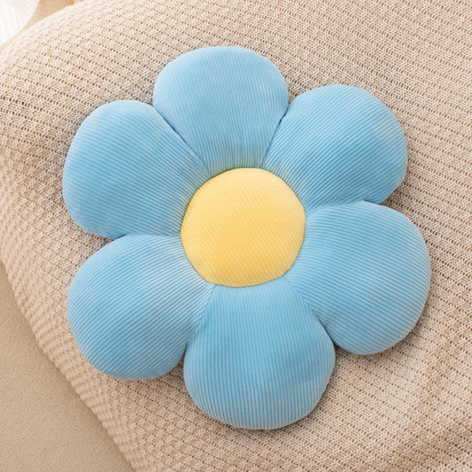 Flower-Shaped Pillow Cushion Anime Theme Plush, Cute Plush Toy Office Chair Backrest Creative Small Gift Baby Shower Room Decor
