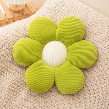 Flower-Shaped Pillow Cushion Anime Theme Plush, Cute Plush Toy Office Chair Backrest Creative Small Gift Baby Shower Room Decor